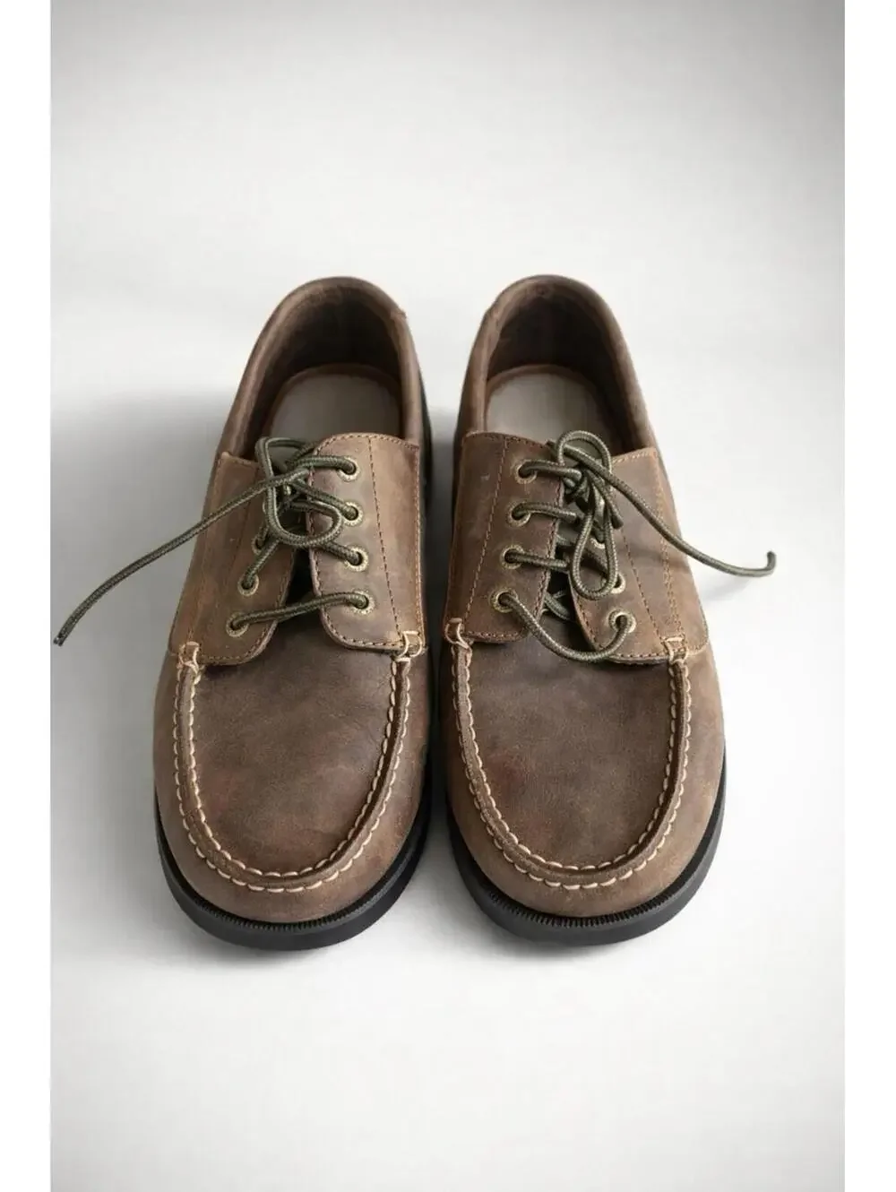 Eastland Classic Brown Leather Memory Foam Boat Shoes